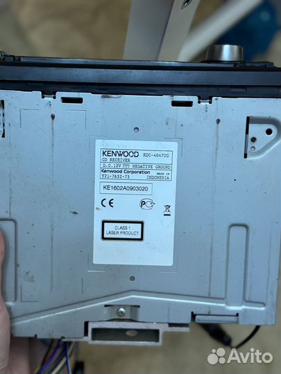 Магнитола kenwood бу