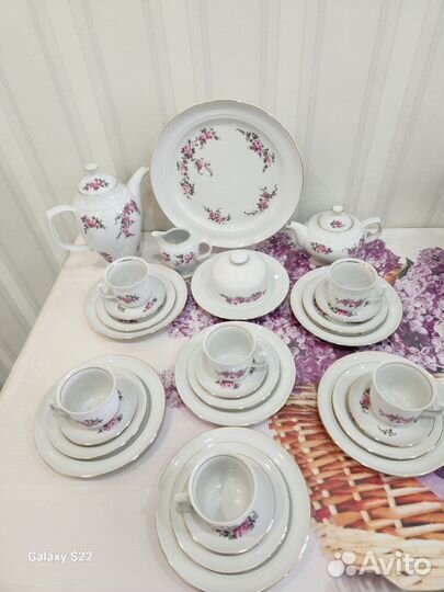 Чайный,кофейный сервиз ГДР jmenau