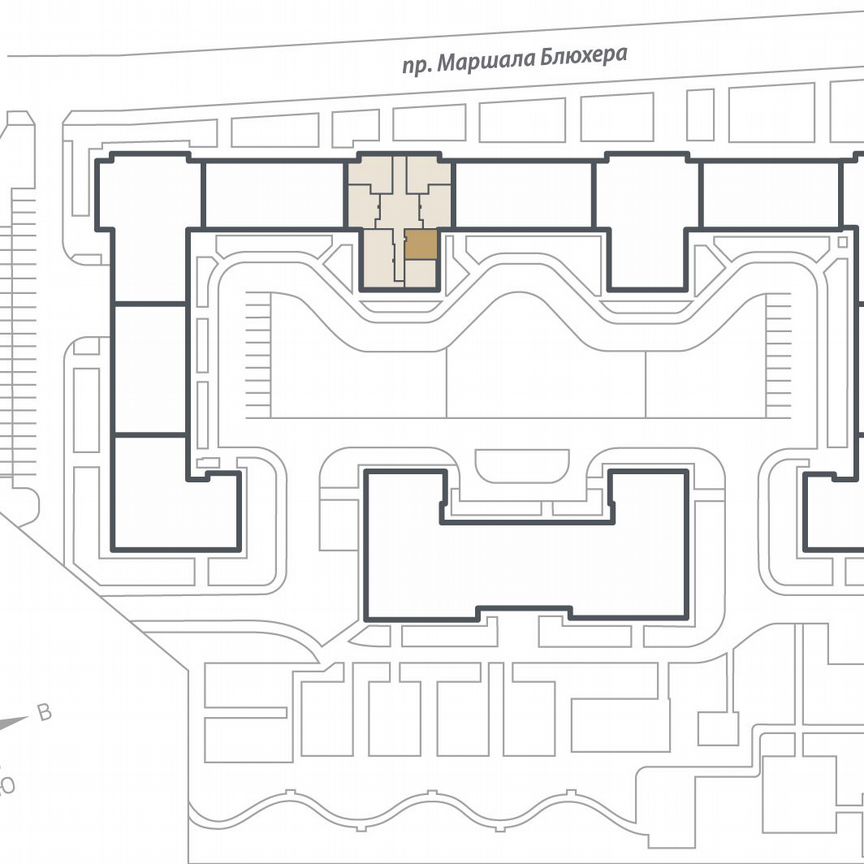 1-к. квартира, 36,7 м², 4/17 эт.