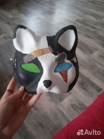 Маска кошки для квадробики