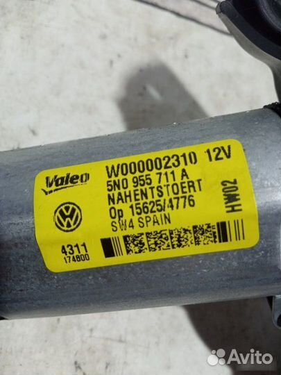 Моторчик стеклоочистителя задний Volkswagen Tiguan