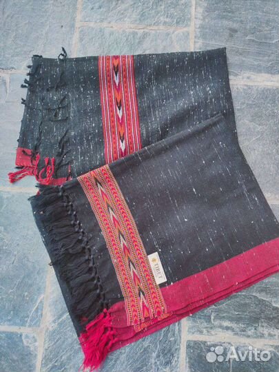 Унисекс палантин шерстяной