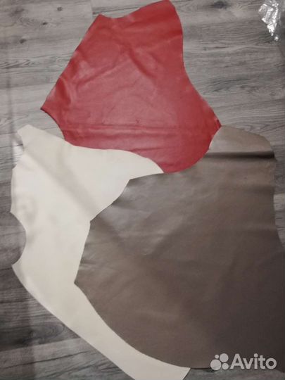 Натуральная кожа крс, цветная