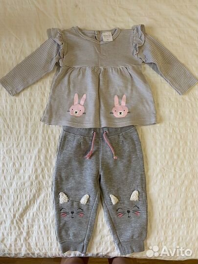 Вещи пакетом на девочку 74-86р