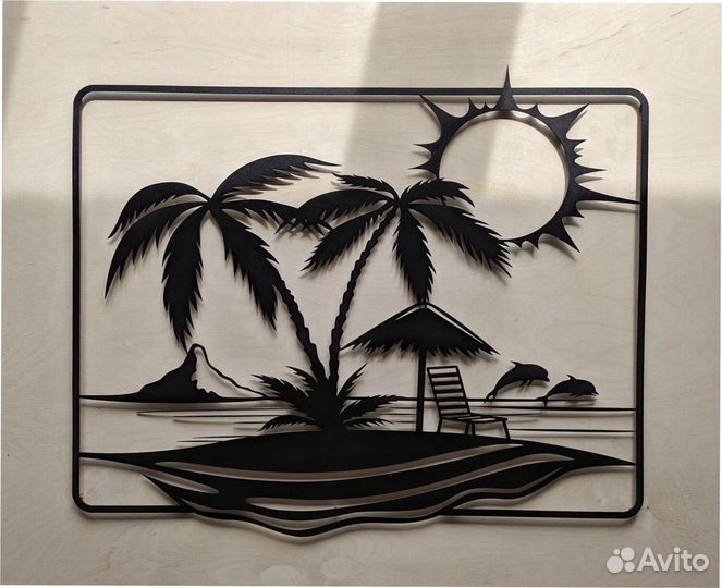 Пано из металла