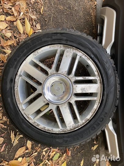 Диски литые r16 5 108 бу на шипованной резине