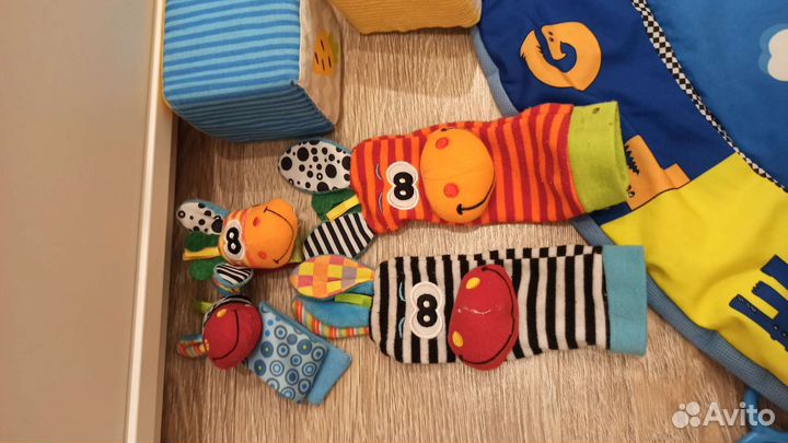 Развивающий коврик игрушки малышам детям пакетом