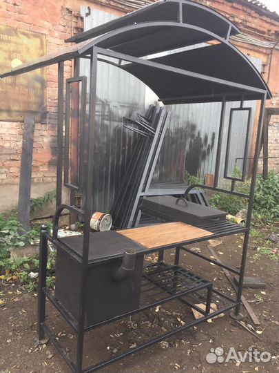 Мангал в сборе/ угловой