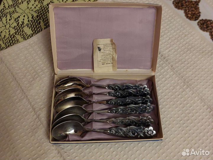 Чайные ложки мельхиор СССР