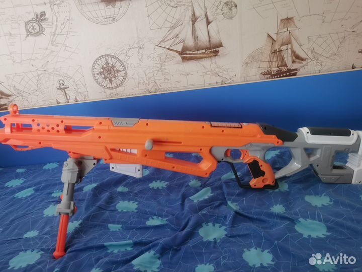 Бластер нерф мега