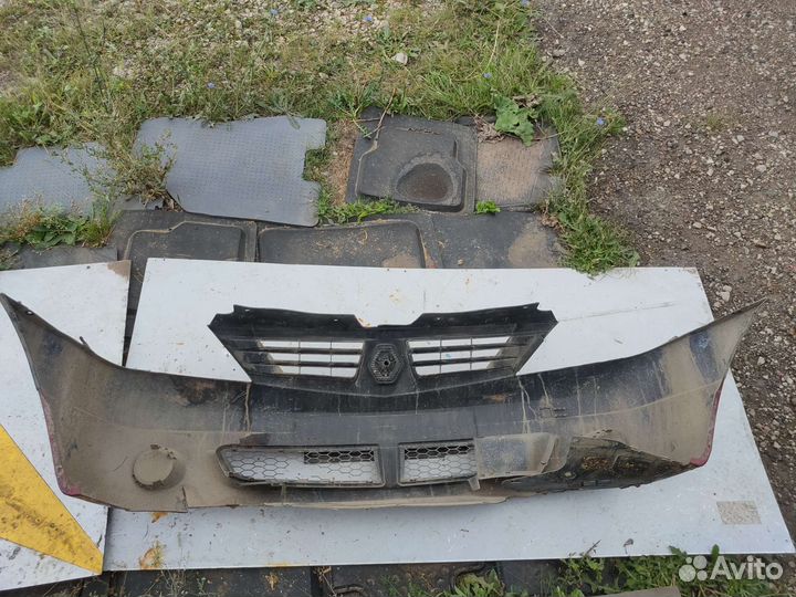 Бампер передний renault logan 1