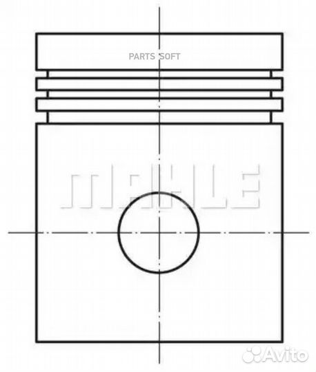 Mahle 0156800 Поршнекомплект