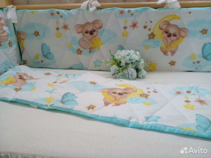 Бортики в детскую кроватку