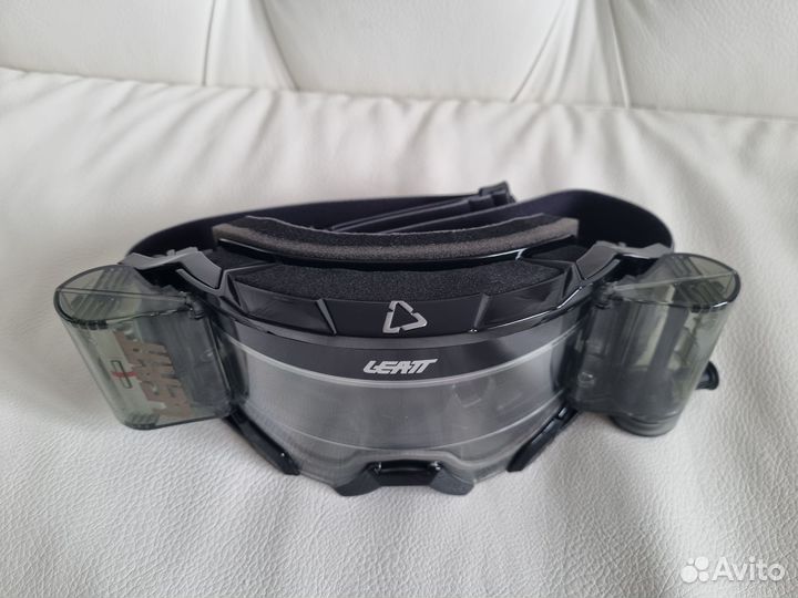 Маска Leatt Velocity 5.5 Roll-Off Black Clear