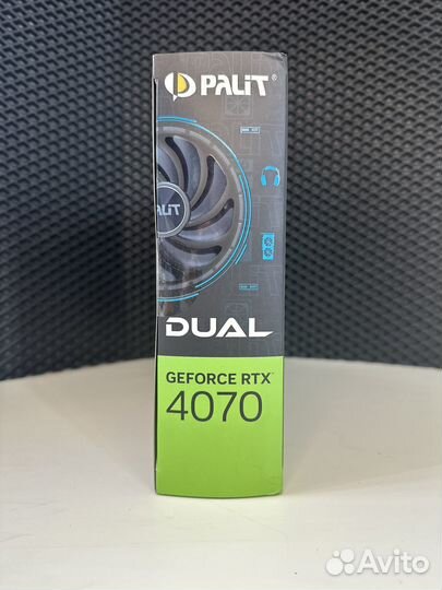 Новая видеокарта Palit RTX 4070 + скупка