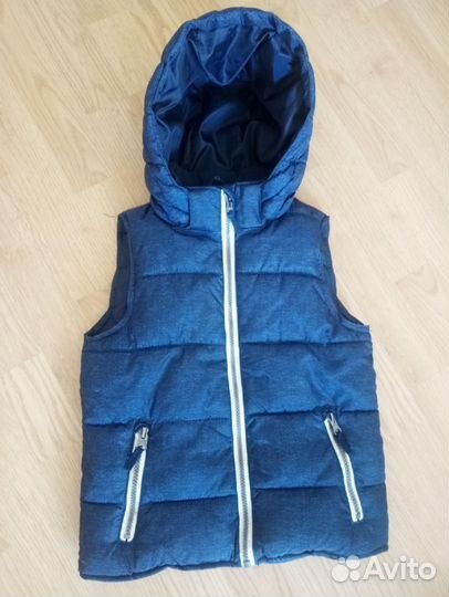 Жилетка р116 На синтепоне, утепленная