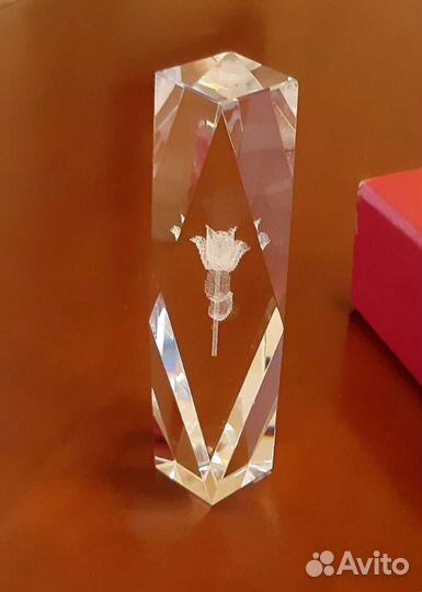 Сувенир Кристалл Роза подарок