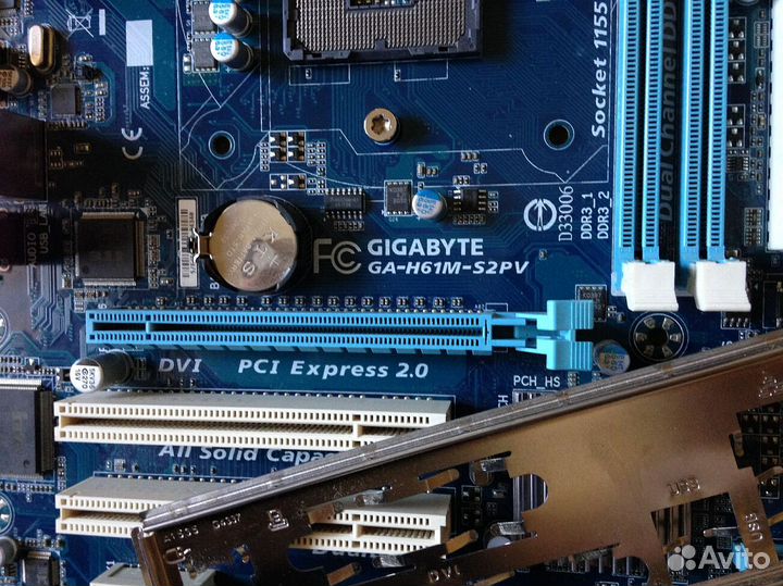 GA-H61M-S2PV на сок.1155 и компл