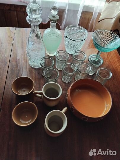 Штофы и графины СССР хрусталь