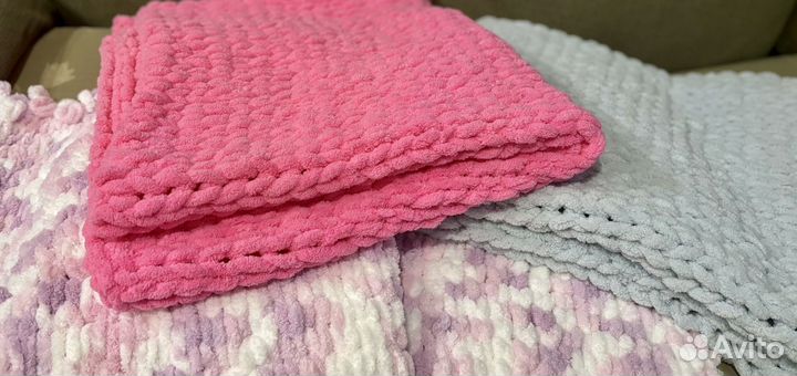 Пледик плюшевый