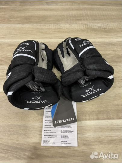 Краги хоккейные детские Bauer размер 8