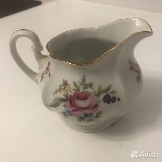 Молочник (сливочнмк/ соусник) фарфор Чехословакия