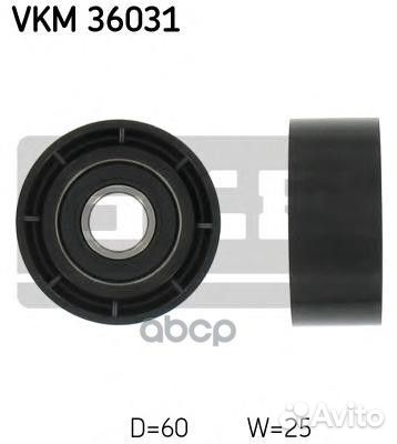 Ролик приводного ремня обводной renault logan 0