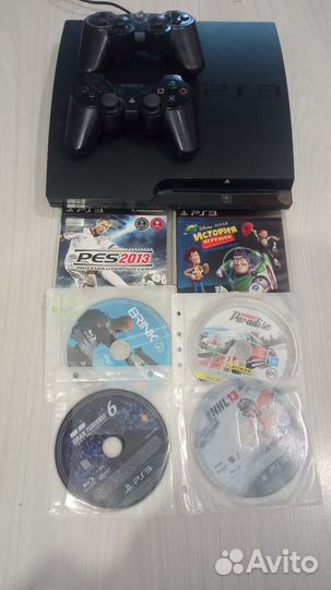 Sony PS3 slim прошитая(отправлю)