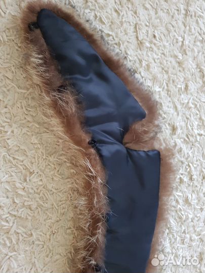 Меховой воротник бобер