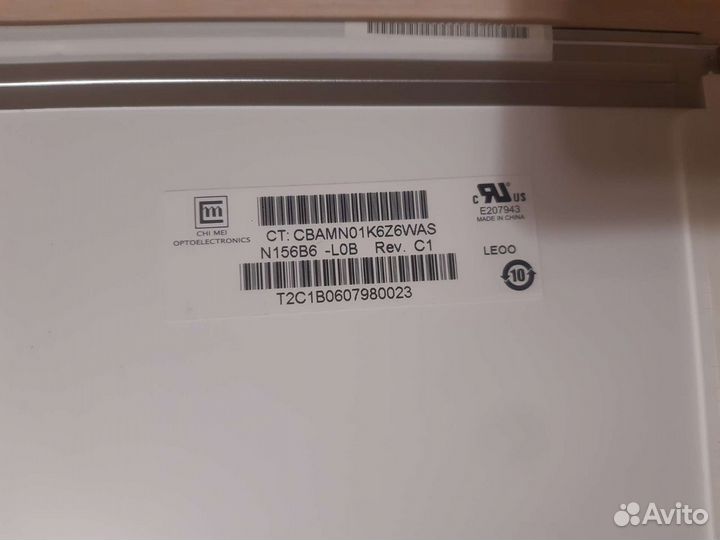 Матрица 15.6 для ноутбука отличное состояние