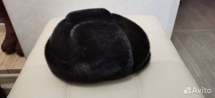 Мех нерпы мужская кепка