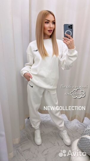 Теплые Костюмы на велюре корея размеры 42/52