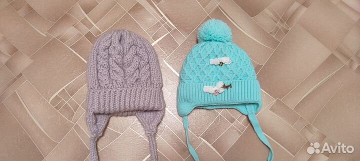 Шапка для девочки зимняя 38-40