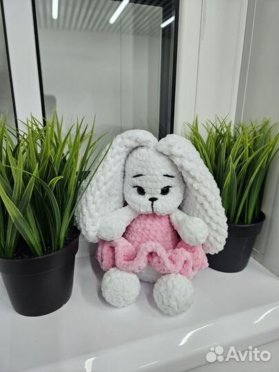 Зайка амигуруми ручная работа