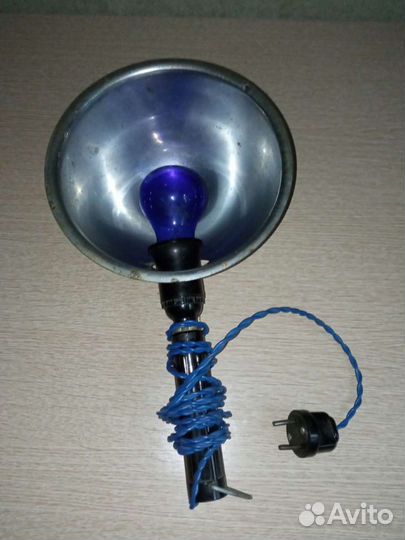 Синяя лампа рефлектор Минина