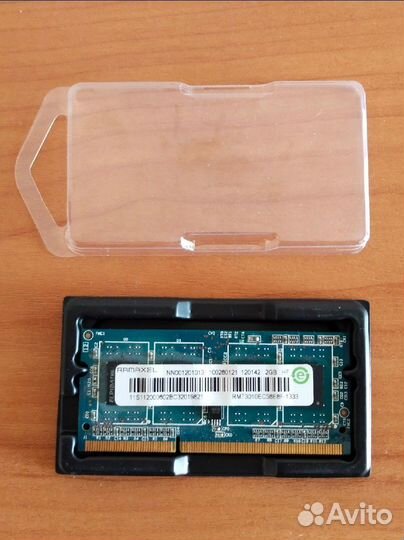 Оперативная память ddr3 2GB для ноутбука