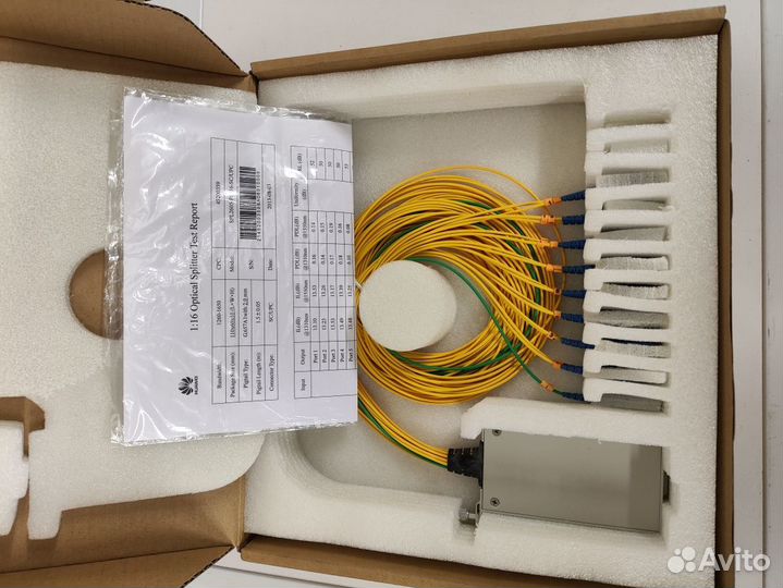 Сплиттер optical splitter test report huawei