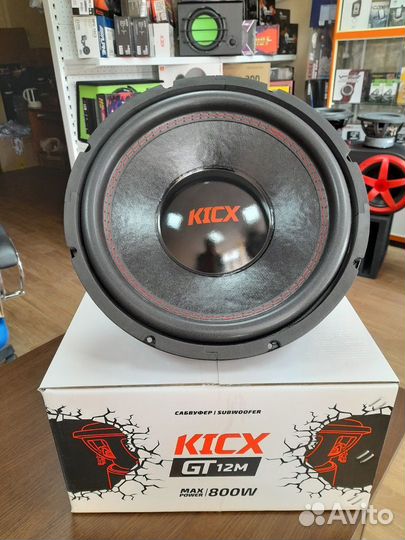 Сабвуфер Kicx GT-12M/12
