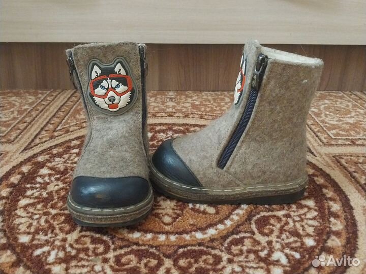 Ботинки зимние детские 23р