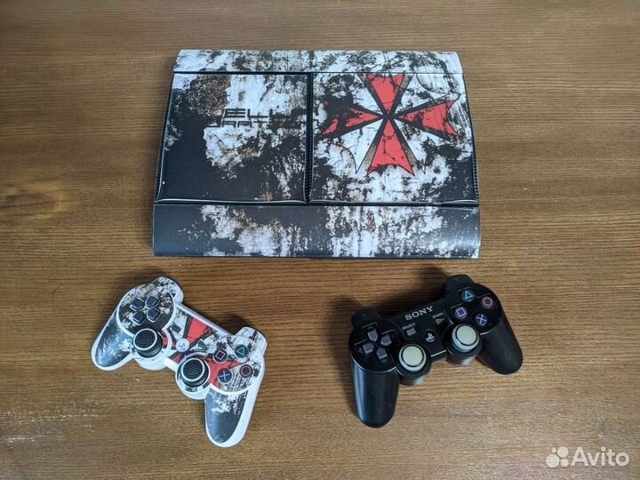 Игровая приставка ps3 super slim прошитая