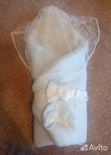 Конверт одеяло на выписку зима