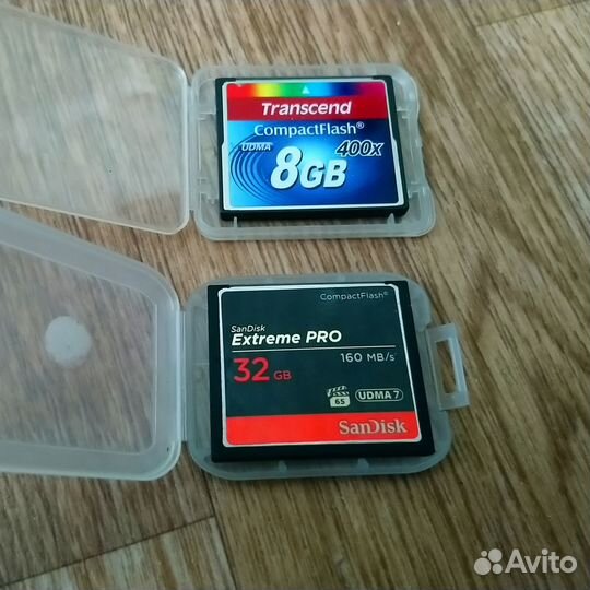 Карты памяти CF, XQD, SD