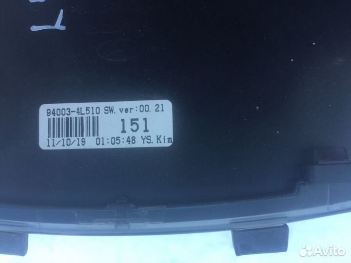 Панель приборов на Хендай Солярис 2012г.в