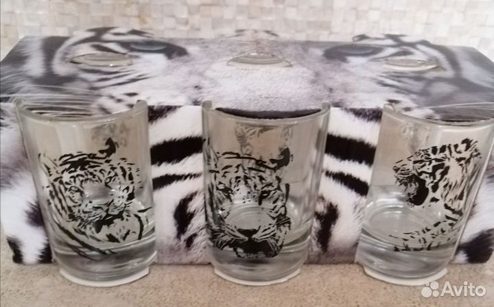 Набор стопки для водки Тигр