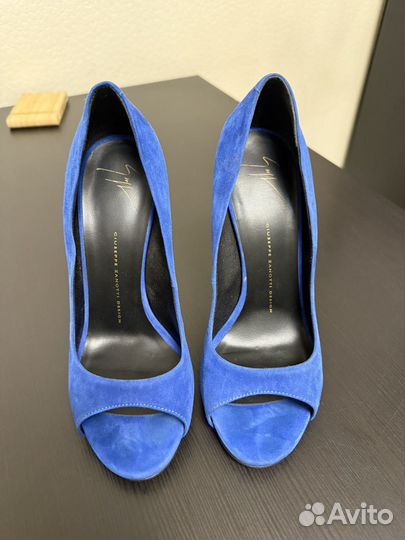 Туфли с открытым мыском giuseppe zanotti