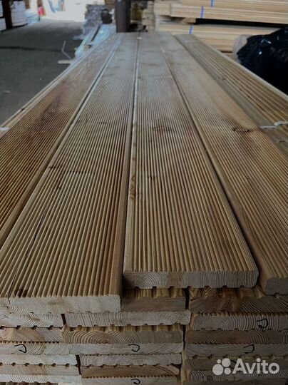 Шлифованные доски лиственницы 30x160 мм, равномерн