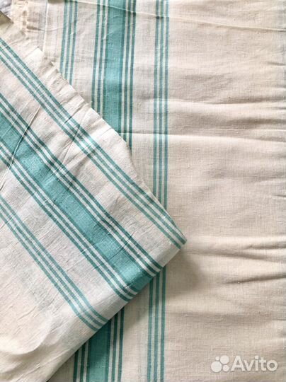 Ткань лен СССР, на простыни, полотенца