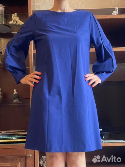 Платье синее размер L