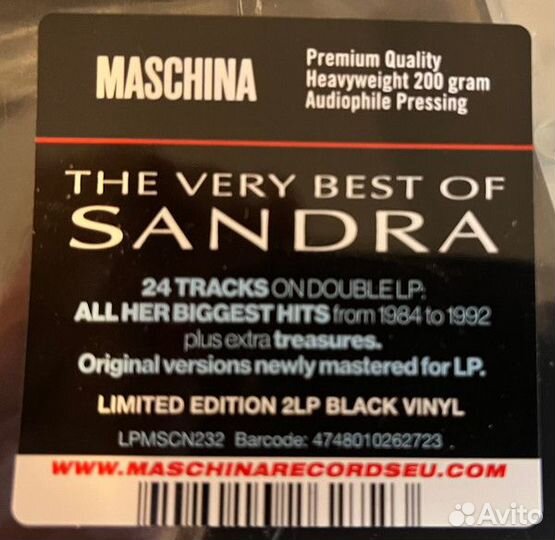 Sandra - The Very Best Of Sandra/ Vinyl2LP