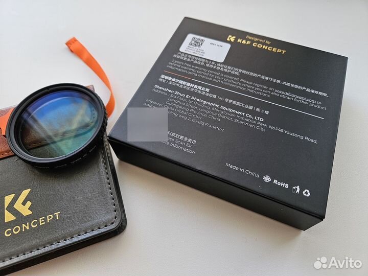 ND фильтр K&F concept 52mm